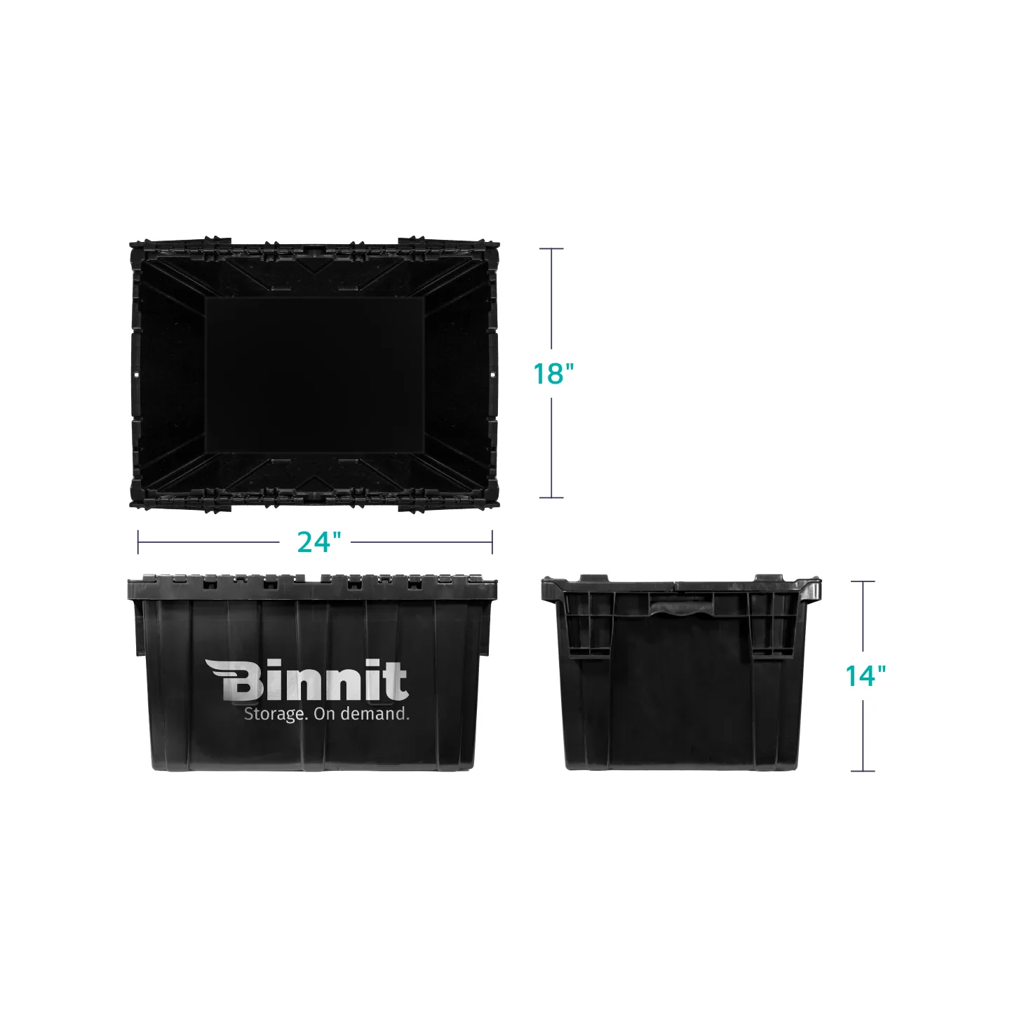 large bin dimensions