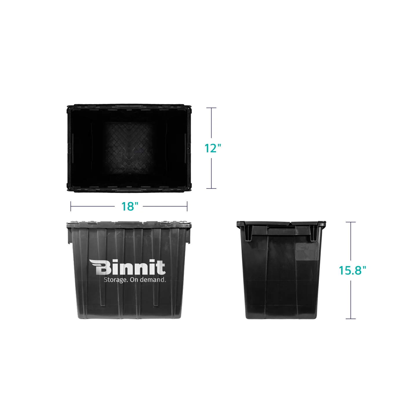 medium-tall bin dimensions