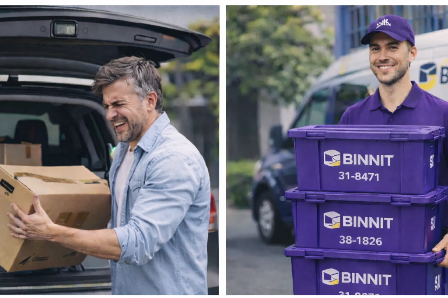 Never drive to storage again