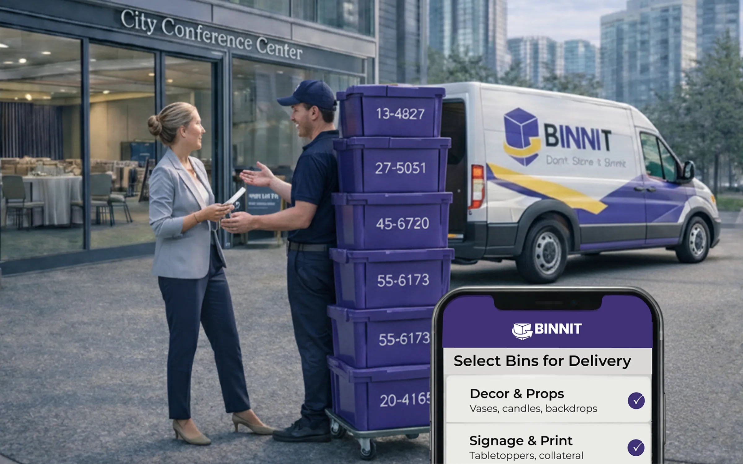 Binnit event-storage storage